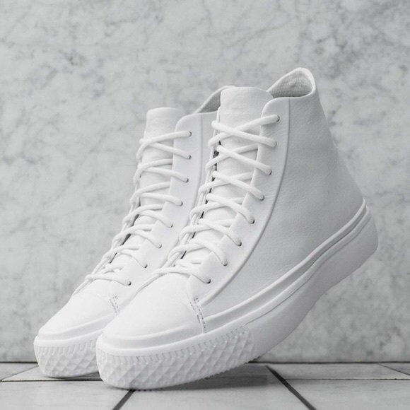 Converse Shoes - Converse modern lux all white shoes women’s